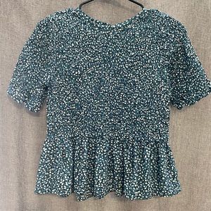 Ann Taylor Peplum Blouse - XXS Petite